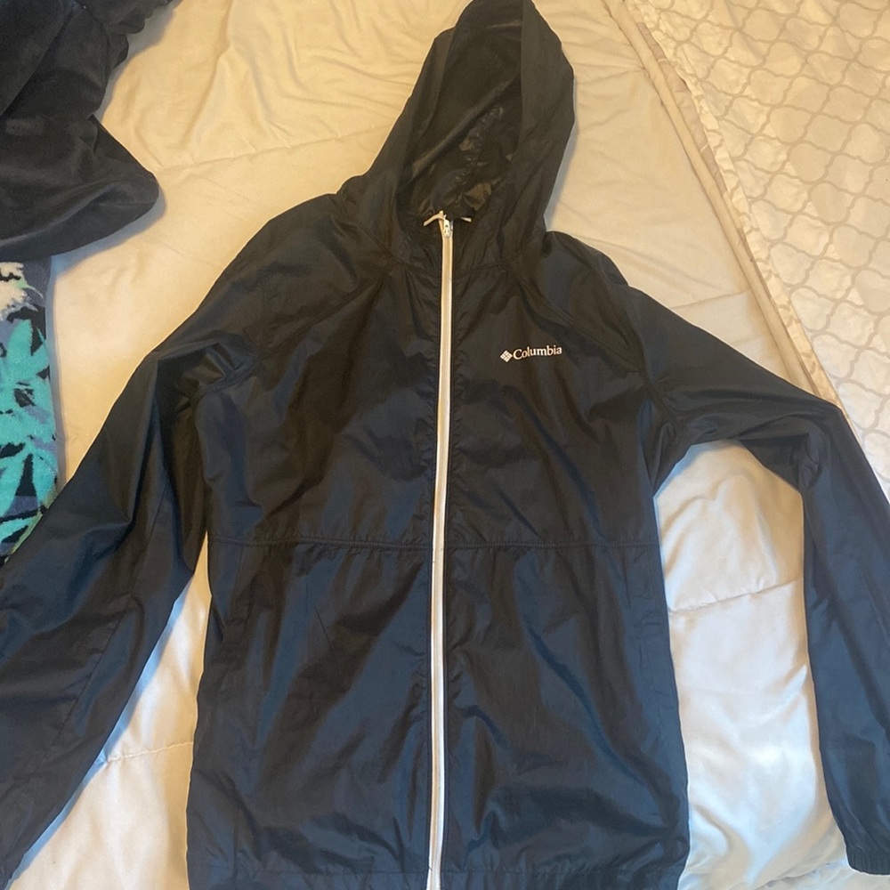 Columbia Black Windbreaker